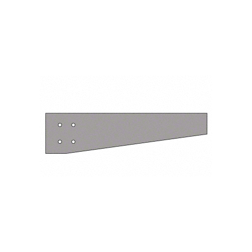 Clear Anodized 36" x 8" Tapered Square Outrigger