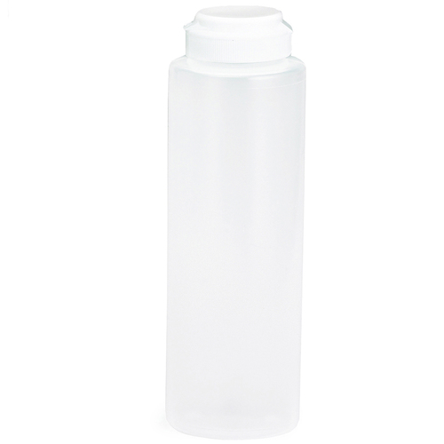 TABLECRAFT 2108C-1 DISPENSER SQUEEZE 8OZ. WITH HINGED TOP