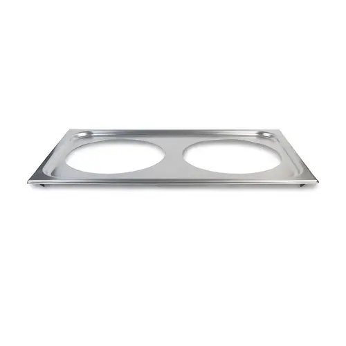 VOLLRATH 19192 Adaptor Plates - Stainless - Two Opening