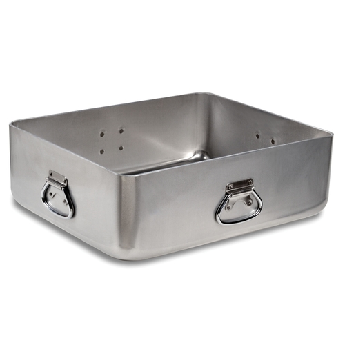 VOLLRATH 68391 Impact-resistant 3004 aluminumEasy-to-grab loop handle on all four sides of panTraditional standard with the militaryCover can be used as a griddle PAN ONLY 20-7/8X17-3/8X7
