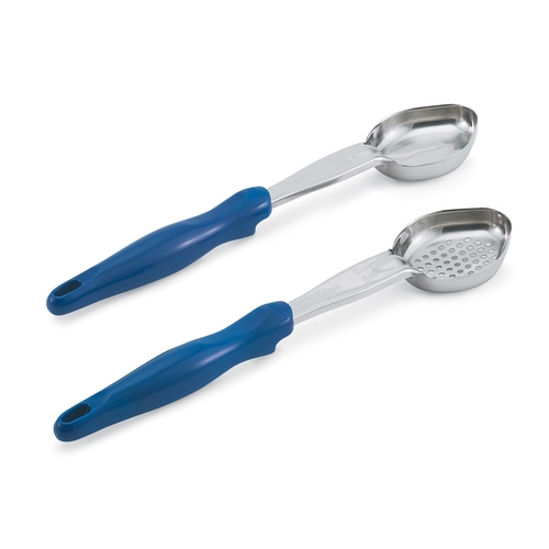 VOLLRATH 6422230 SPOODLE OVAL PERFORATED BLUE HANDLE