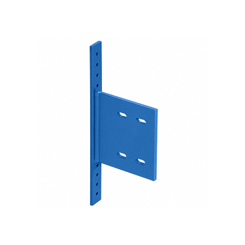 Custom Painted Universal Curtain Wall Mounting Bracket 8" Tall Powder Coated