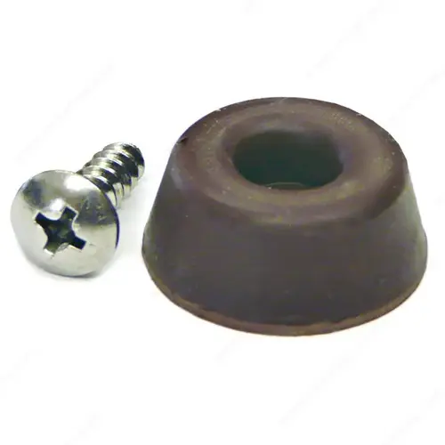Protec V31944 Screw-On Rubber Bumpers Brown