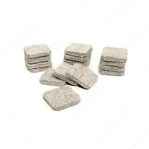 ECO FELTAC V93170-XCP2400 Square Felt Pads - pack of 2400