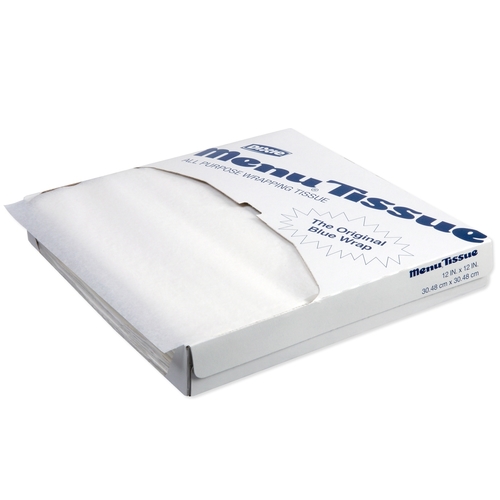 Menu Tissue White No Wax All Purpose Wrapping Tissue, 1000 Count