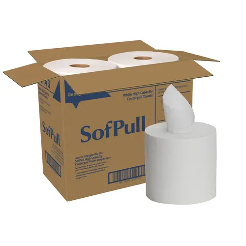 Sofpull Premium Towels Centerpull High Capacity White, 454.55 Square Foot