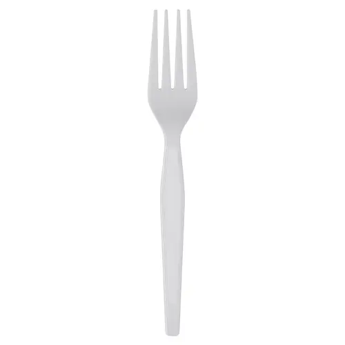 DIXIE FORK HEAVYWEIGHT POLYSTYRENE WHITE 7.125