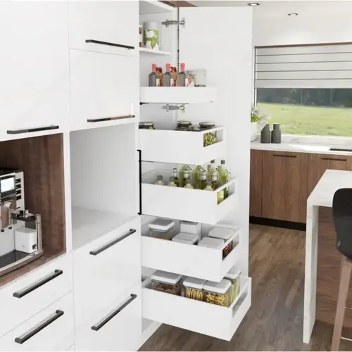 Pull-out OPTIMIZ-R Sets for Pantries White