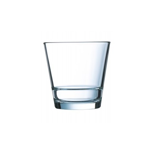 GLASS STACK UP DOUBLE ROCK 12 OUNCE