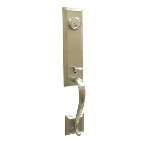 Kingston Residential Handleset Dummy Brushed Chrome