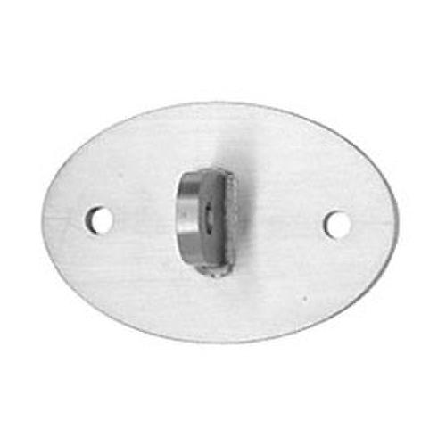 CRL AW90VM16BS Brushed Stainless 16mm Oval Shaped Mounting Plate