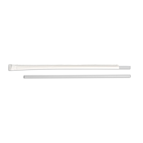 D & W Fine Pack 10.25 Tall Jumbo Individually Wrapped Translucent Straw, 500 Each