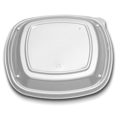 D & W FINE PACK CL213-090-1 LOW DOME LID PLASTIC CLEAR COVER 9 INCH