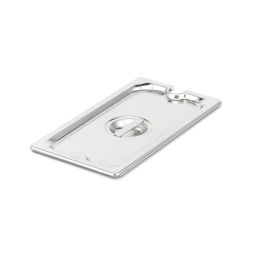 VOLLRATH 94300 Stainless steelReinforced edges provide added strength to the perimeter of the coverSlotted covers are NSF certified --Vollrath exclusiveFor use with Super Pan 3(R) 1/3 SLOTTED SP3 COVER