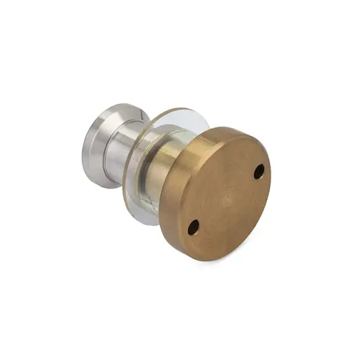 Oceana - Sliding Door 90 degree Return Glass Adapter - Brushed Brass PVD