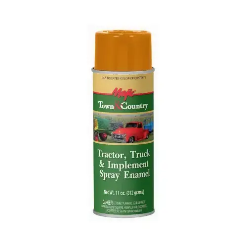 TRUE VALUE MFG COMPANY 8-20983-8 Tractor & Implement Spray Paint, Case Yellow, 11 oz.