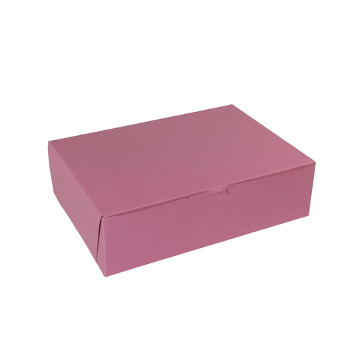 BOXIT 14104B-195 14 X 10 X 4 STRAWBERRY 1PC BAKERY CORNERLOCK 100/BUNDLE Bakery Box