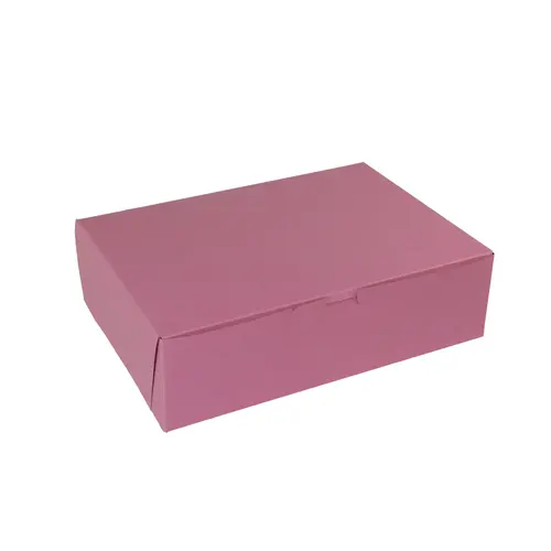 14 X 10 X 4 STRAWBERRY 1PC BAKERY CORNERLOCK 100/BUNDLE Bakery Box