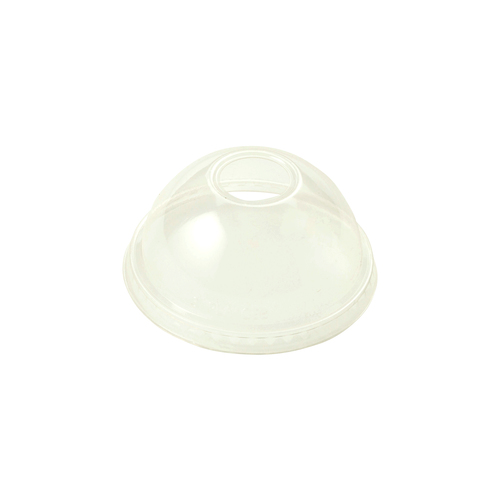 WORLD CENTRIC CPL-CS-12D CUP LID DOME COMPOSTABLE CORN STARCH