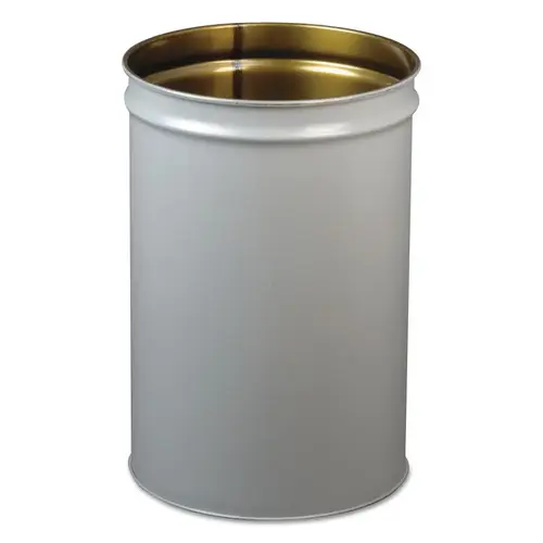 Cease-Fire  Drum Waste Receptacle, 55 gal, Gray