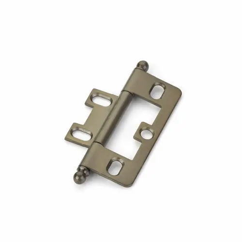 Ball Tip Non-Mortise Cabinet Hinge Antique Brass Finish