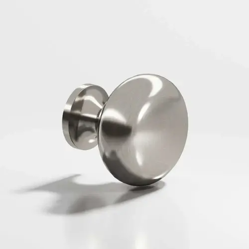 124 Series 1-1/8" Ball Cabinet Knob Satin Nickel Finish