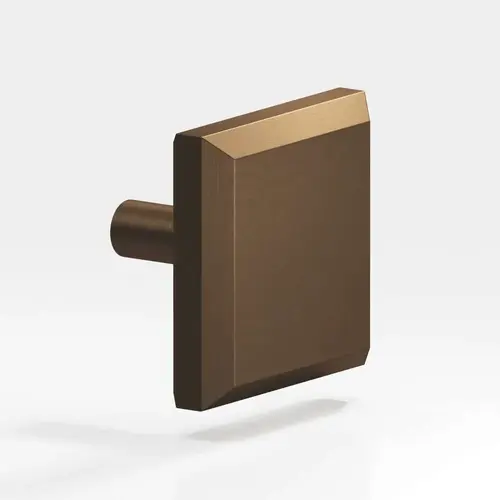 127 Series 1-1/2" Square Cabinet Knob Matte Oil Rubbed Bronze Finish