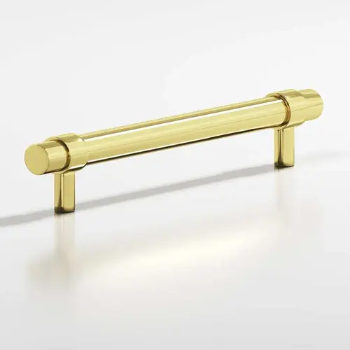 1310 Series 18" Center to Center 1" Diameter Appliance Pull Polished Brass Finish