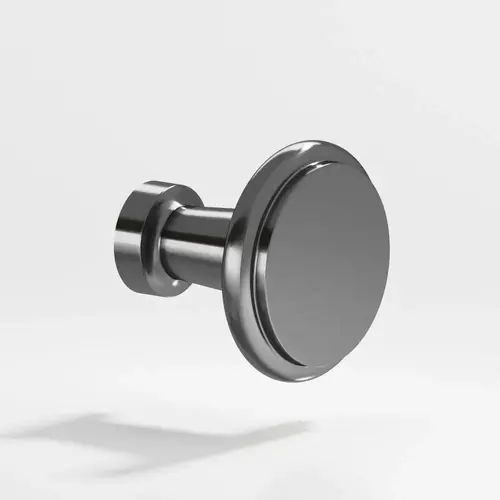 138 Series 1-1/16" Round Cabinet Knob Satin Graphite Finish