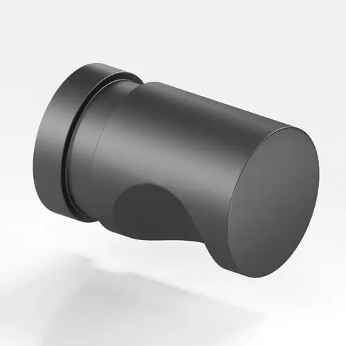 141 Series 1/2" Finger Pull Cabinet Knob Matte Graphite Finish