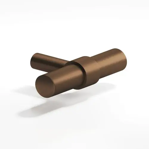 1501 Series 2 T Style Cabinet Knob with Straight Leg Matte Oil Rubbed Bronze Finish