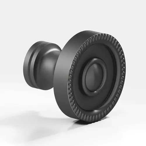 174 Series 1-1/4" Cabinet Knob Matte Graphite Finish