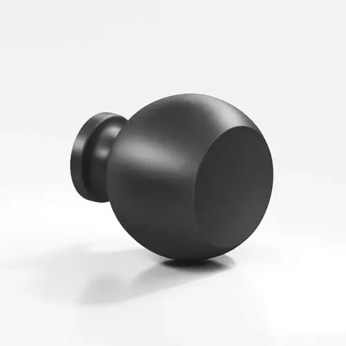 183 Series 1-1/4" Cabinet Knob Matte Graphite Finish