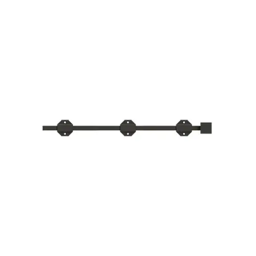 18" Modern Surface Bolt, HD, Solid Brass in Oil-rubbed Bronze