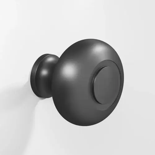 1930 Series 1-1/2" Cabinet Knob Matte Graphite Finish