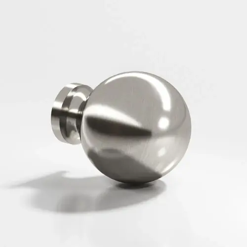 197 Series 1-1/4" Ball Cabinet Knob Satin Nickel Finish