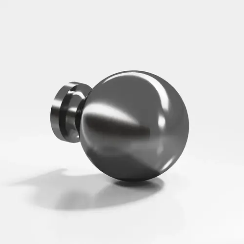 196 Series 1" Cabinet Knob Satin Graphite Finish