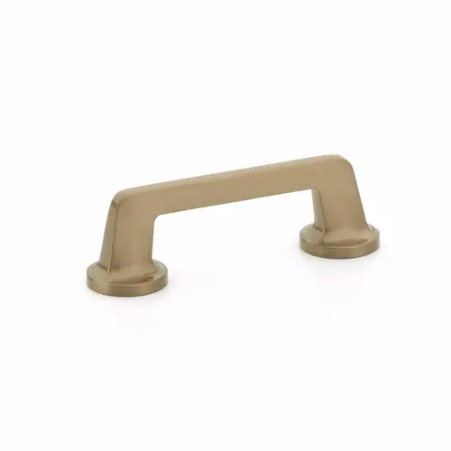 3-1/2" Center to Center Northport Flat Cabinet Pull Satin Nickel Finish