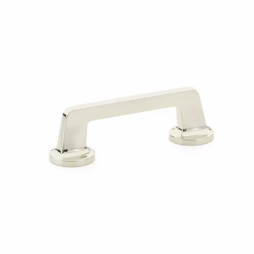 3-1/2" Center to Center Northport Flat Cabinet Pull Polished Nickel Finish