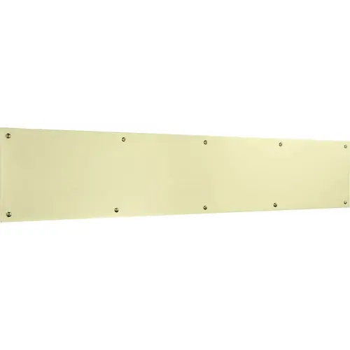 Kick Plate 6" x 30" Lifetime Satin Brass Finish