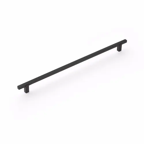 320mm Center to Center Quadrato Cabinet Pull Matte Black Finish