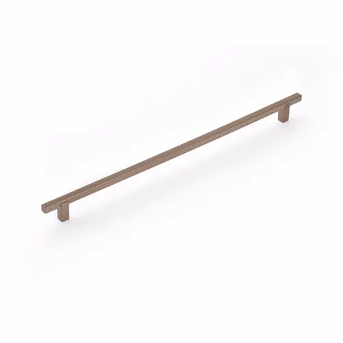 320mm Center to Center Quadrato Cabinet Pull Satin Bronze Finish