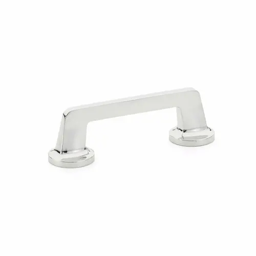 4" Center to Center Northport Flat Cabinet Pull Bright Chrome Finish