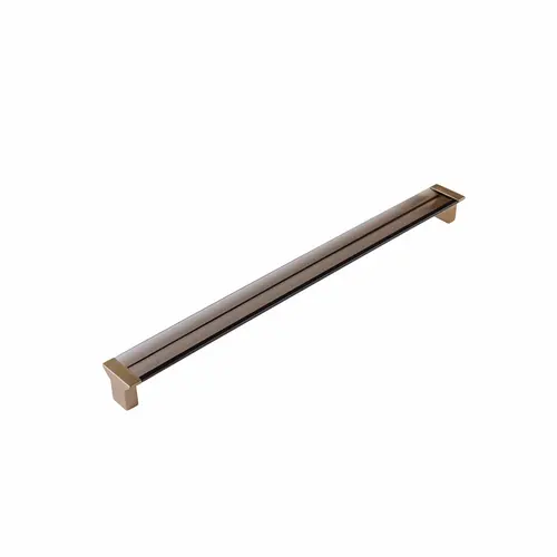 Schaub 318-SSB-SM 12-5/8" Center to Center Positano Smoke Cabinet Pull Signature Satin Brass Finish