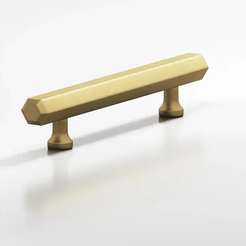 322 Series 12" Center to Center Appliance Pull Satin Brass Finish