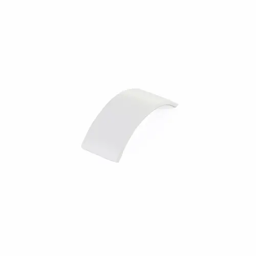 64mm Center to Center Arched Armadio Cabinet Pull Matte White Finish