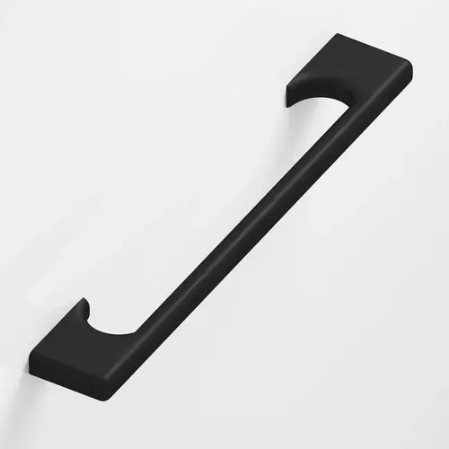 3730 Series 6" Center to Center Cabinet Pull Matte Satin Black Finish