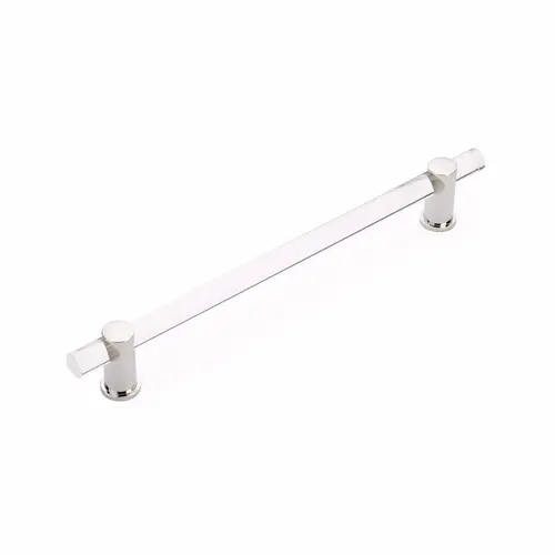 Back to Back 12" Center to Center Lumiere Appliance Pulls Polished Nickel Finish