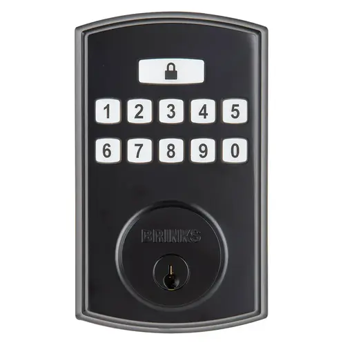 Electronic Keypad Series Deadbolt Lock Matte Black Finish