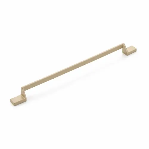 12-1/2" Center to Center San Marco Cabinet Pull Satin Brass Finish